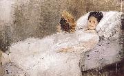 Berthe Morisot Portrait of Mrs Hubade china oil painting artist